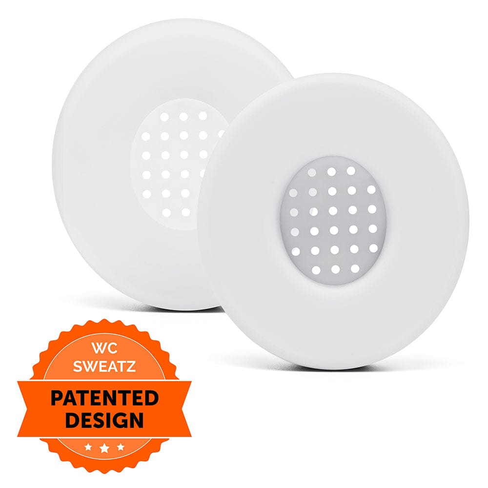 WC Solo SweatZ Protective Headphone Earpad Cover | White