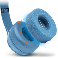 WC Solo SweatZ Protective Headphone Earpad Cover | Blue Slate