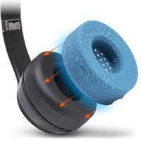 WC Solo SweatZ Protective Headphone Earpad Cover |  Blue Slate