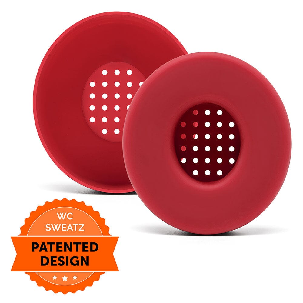 WC Solo SweatZ Protective Headphone Earpad Cover | Red