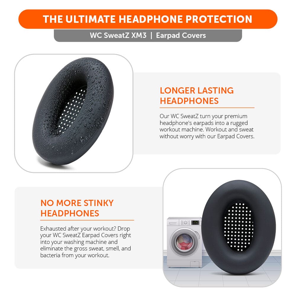 Sony WH-1000XM3 Sweatz | Black