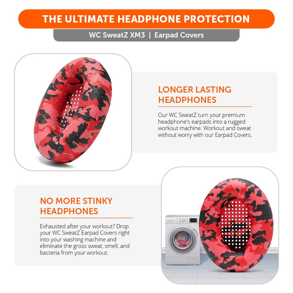 Sony WH-1000XM3 Sweatz | Red Camo