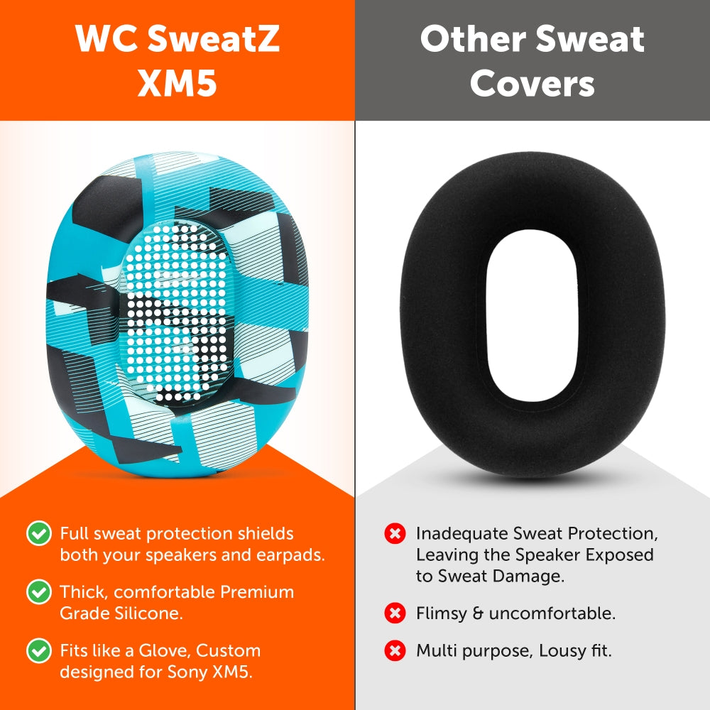 Sony XM5 SweatZ | Cyan Prism