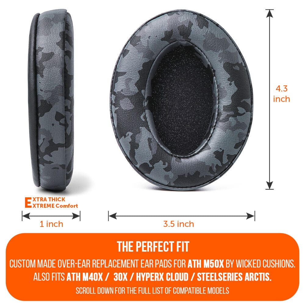 ATH M50X Earpads | Black Camo