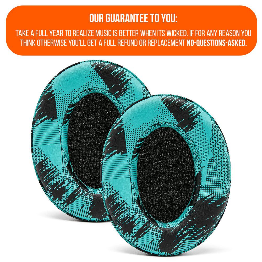 ATH M50X Earpads | SpeedRacer Cyan