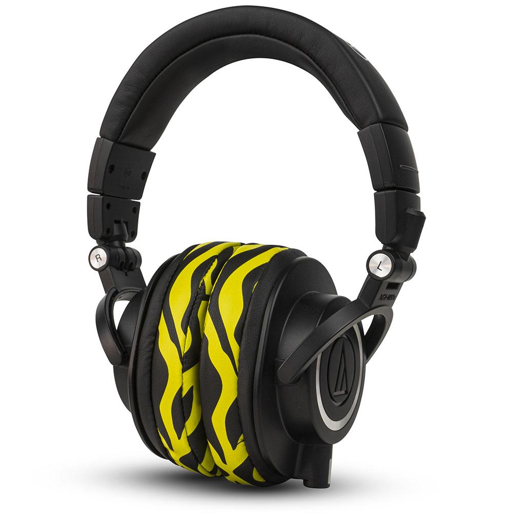 ATH M50X Earpads | Yellow Tiger