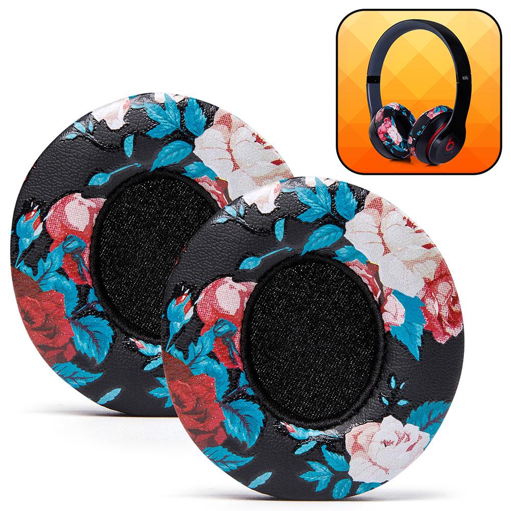 Beats Solo Earpads | Black Floral