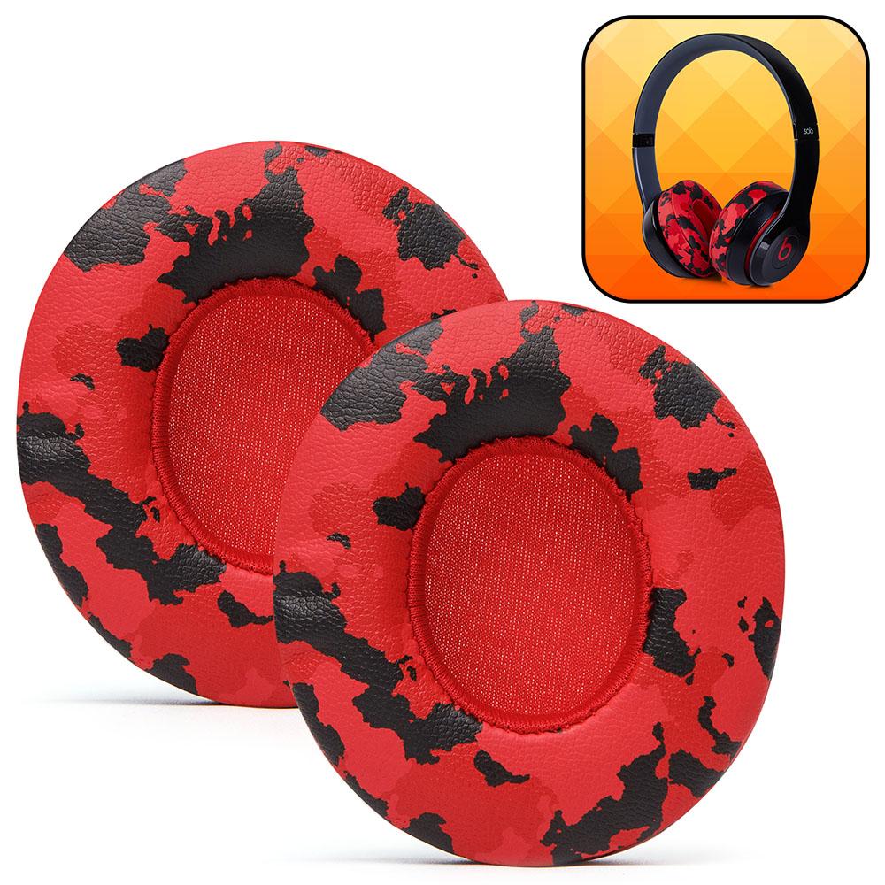 Beats Solo Earpads | Red Camo