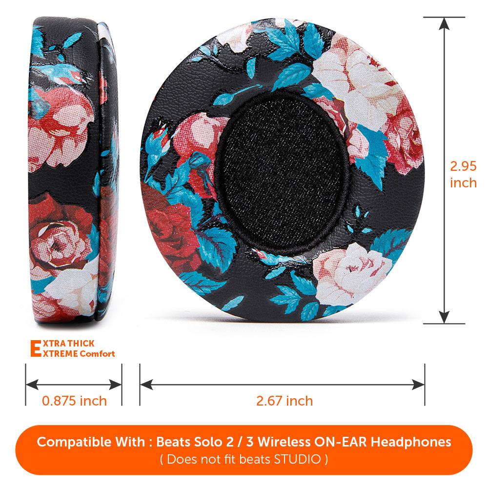 Beats Solo Earpads | Black Floral