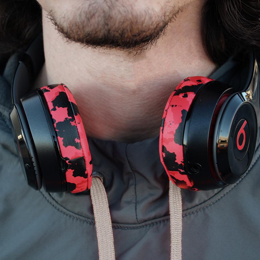 Beats Solo Earpads | Red Camo