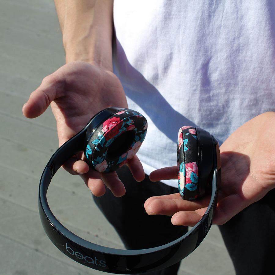 Beats Solo Earpads | Black Floral