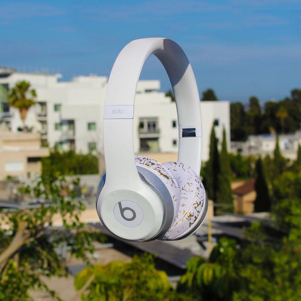 Beats Solo Earpads | Gold Marble