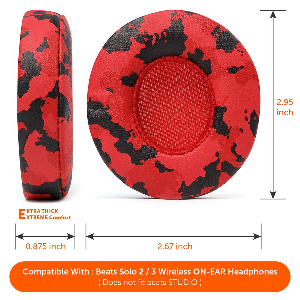 Beats Solo Earpads | Red Camo