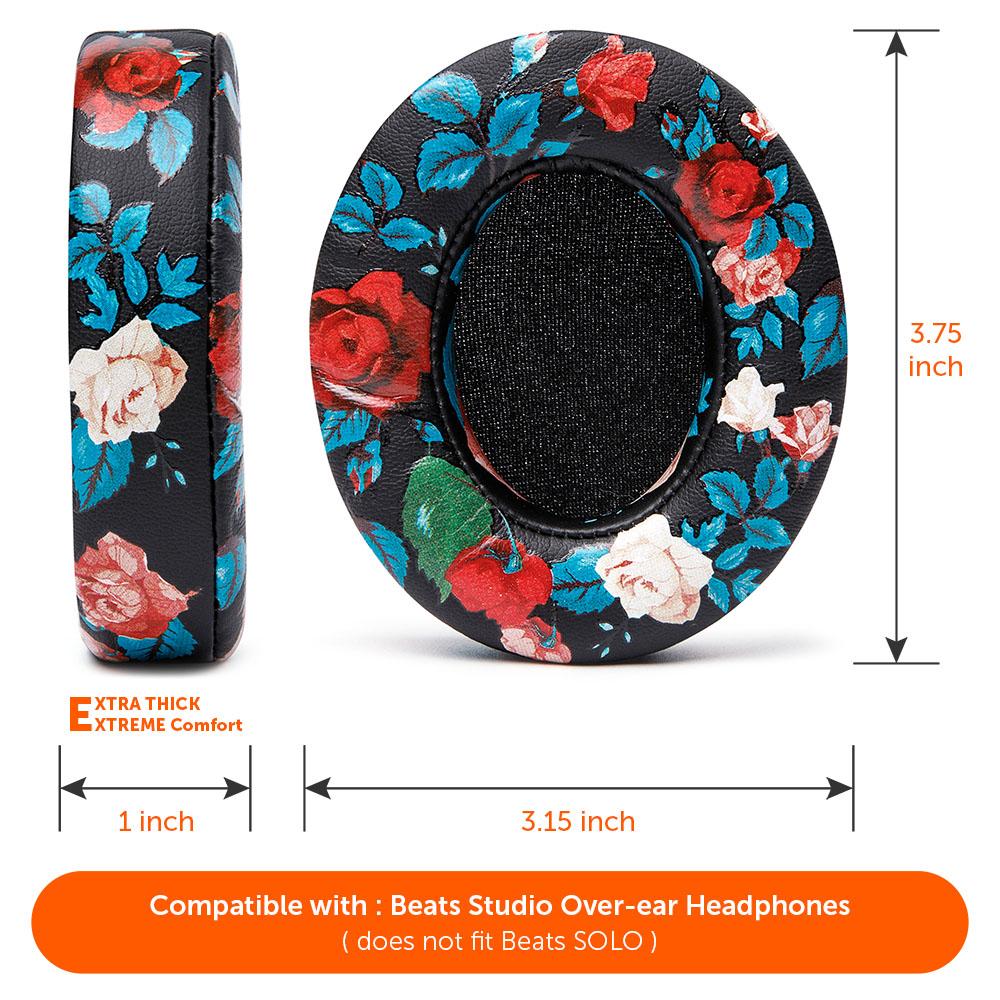 Beats Studio Earpads | Black Floral