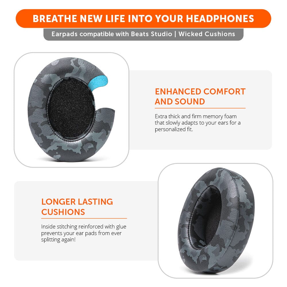 Beats Studio Earpads | Black Camo