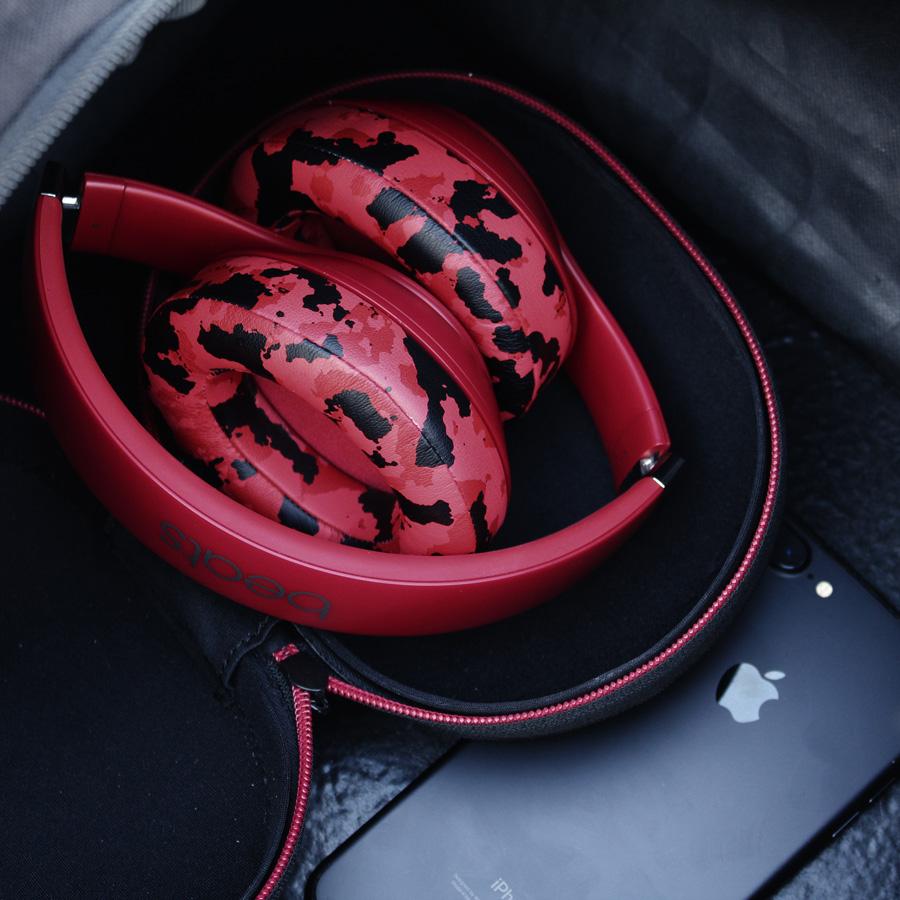 Beats Studio Earpads | Red Camo