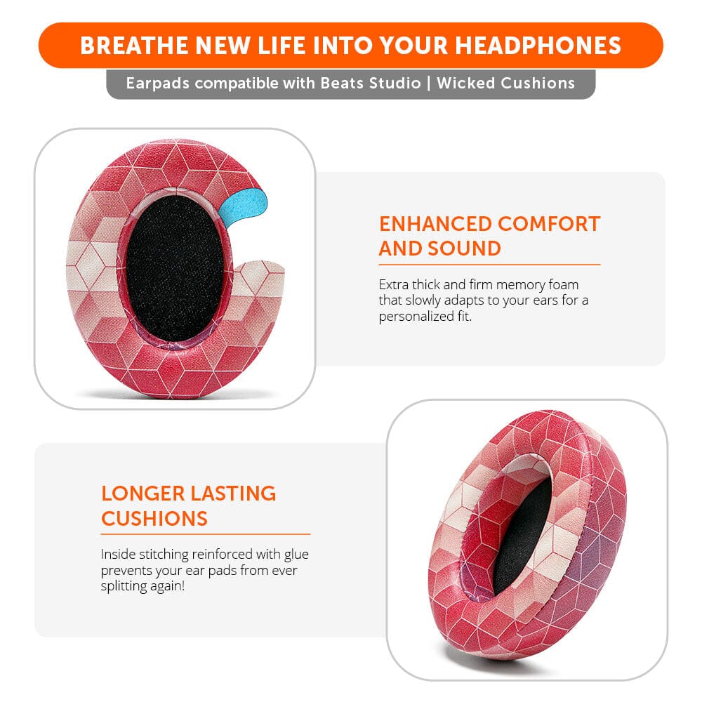 Beats Studio Earpads | Hex Red