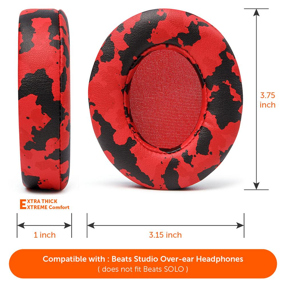 Beats Studio Earpads | Red Camo