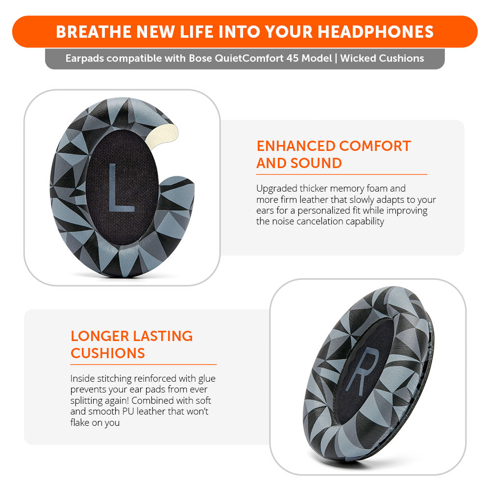 Bose QC45 | Geo Grey