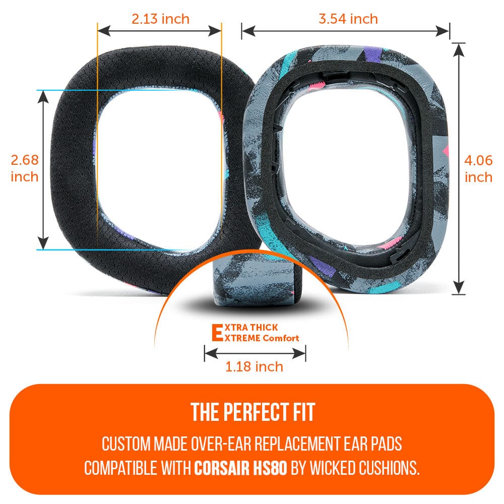WC FreeZe Hybrid - Corsair HS80 | 90s Black
