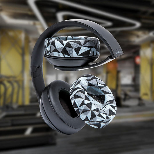 WC SweatZ Protective Headphone Earpad Cover | Geo Grey