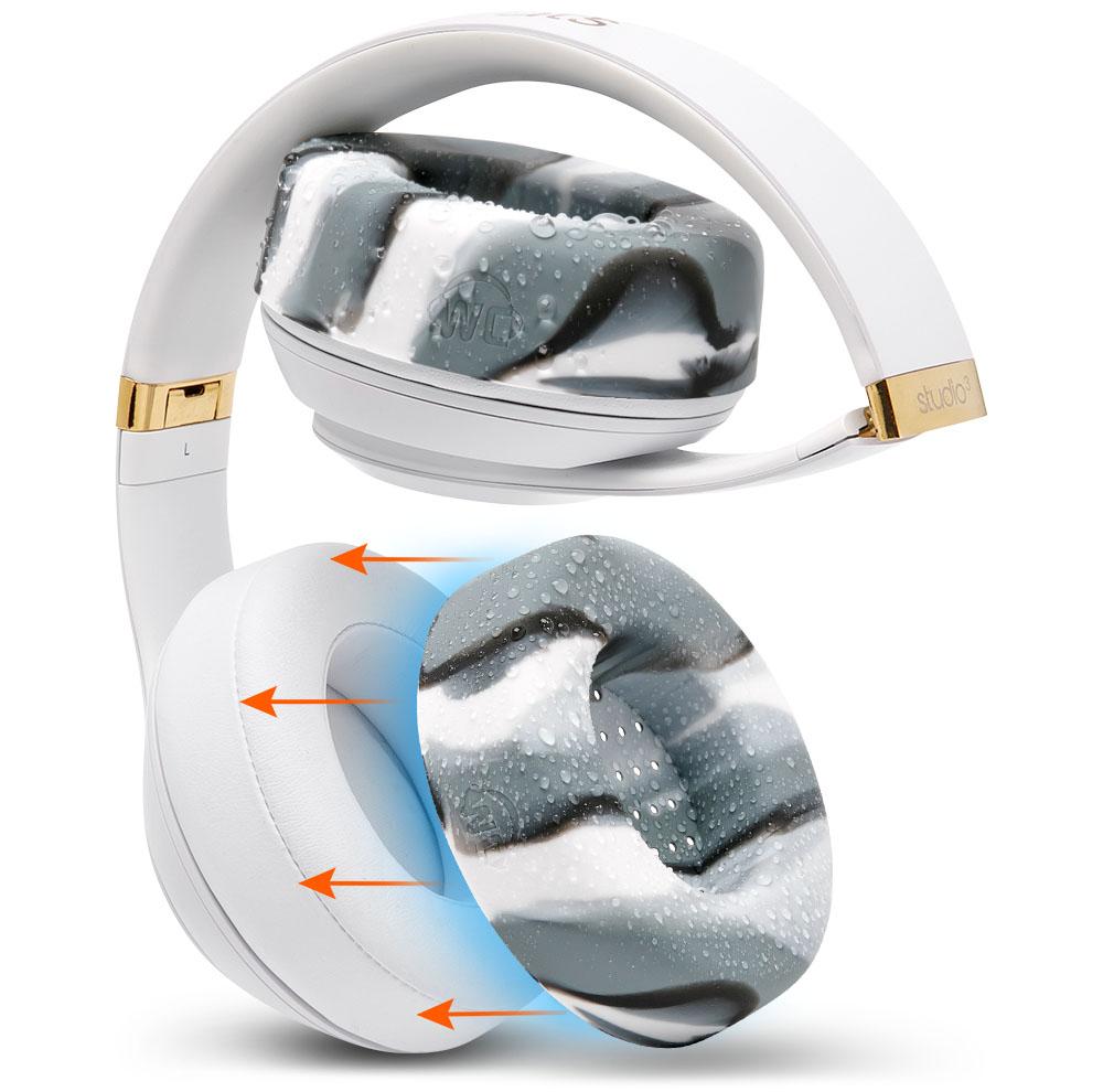 WC SweatZ Protective Headphone Earpad Cover | Marble