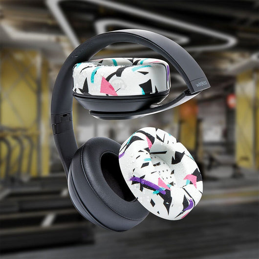 WC SweatZ Protective Headphone Earpad Cover | 90s White