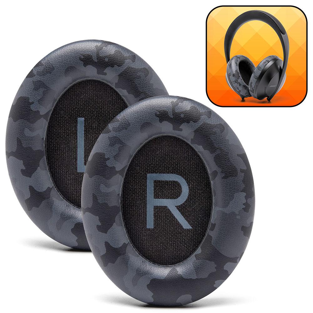 Replacement Ear Pads For Bose NC 700 | Black Camo