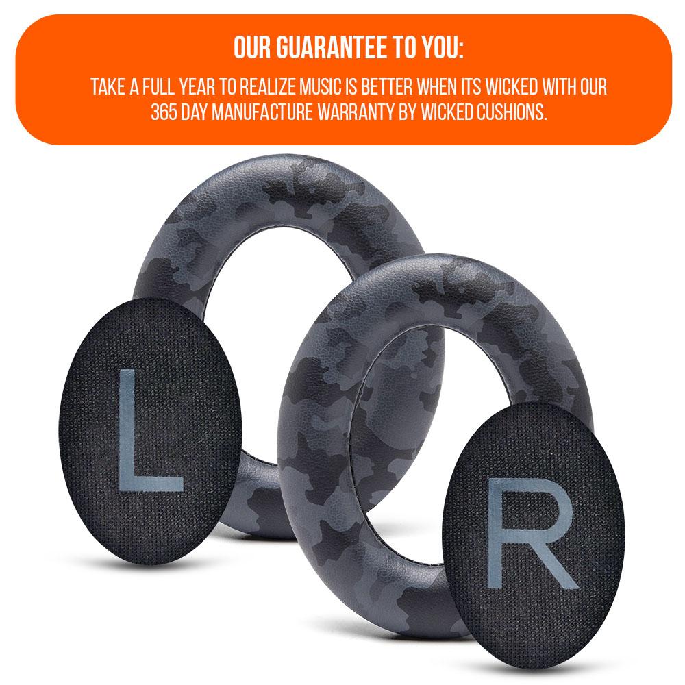 Replacement Ear Pads For Bose NC 700 | Black Camo