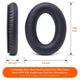 Replacement Earpads For Bose QC15 Headphones | Black