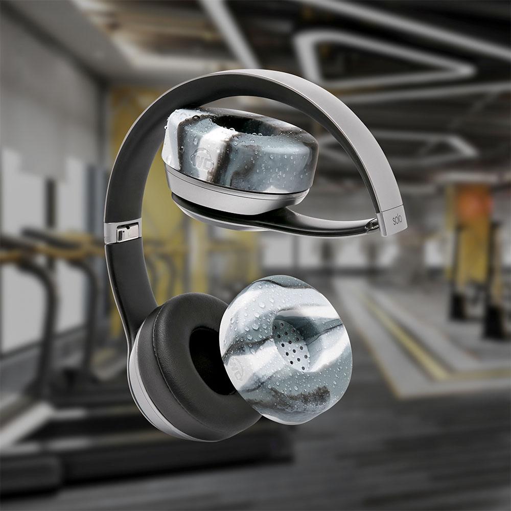 WC Solo SweatZ Protective Headphone Earpad Cover | Marble