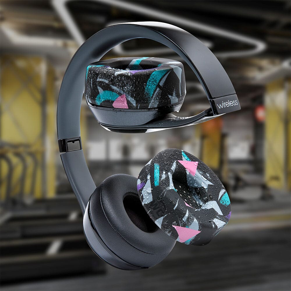 WC Solo SweatZ Protective Headphone Earpad Cover | 90s Black