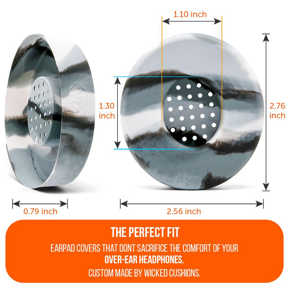 WC Solo SweatZ Protective Headphone Earpad Cover | Marble