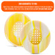 WC Solo SweatZ Protective Headphone Earpad Cover | Yellow Starburst