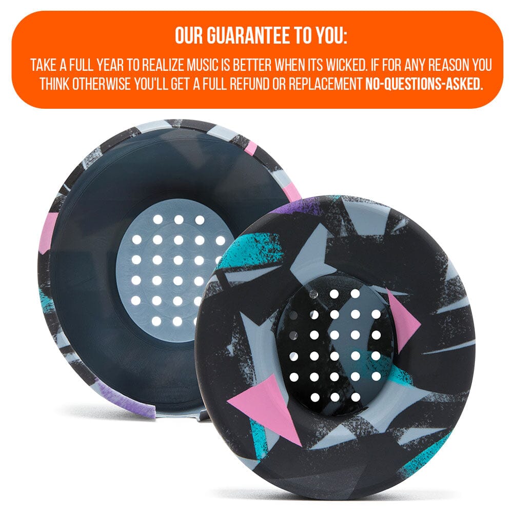 WC Solo SweatZ Protective Headphone Earpad Cover | 90s Black