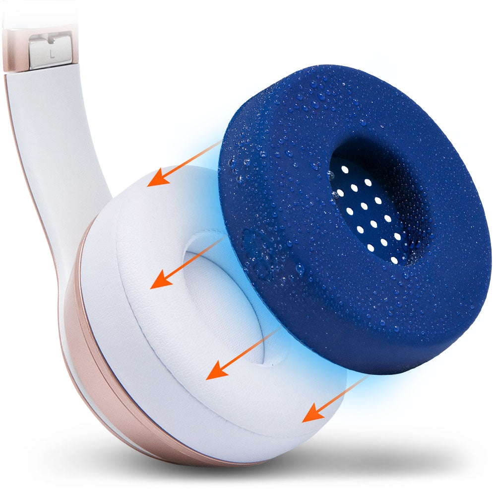 WC Solo SweatZ Protective Headphone Earpad Cover | Navy Blue