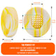 WC Solo SweatZ Protective Headphone Earpad Cover | Yellow Starburst