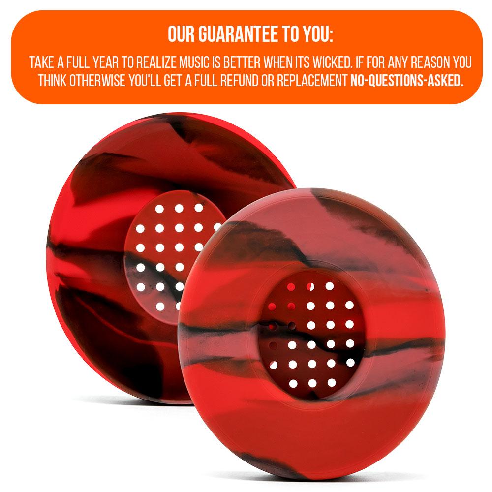 WC Solo SweatZ Protective Headphone Earpad Cover | Lava