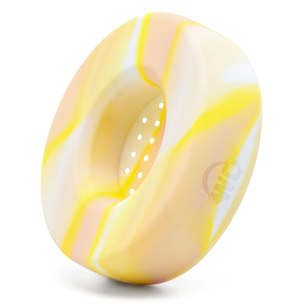WC Solo SweatZ Protective Headphone Earpad Cover | Yellow Starburst