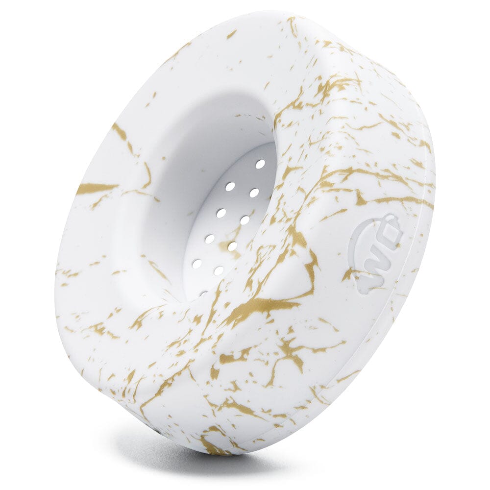 WC Solo SweatZ Protective Headphone Earpad Cover | Gold Marble