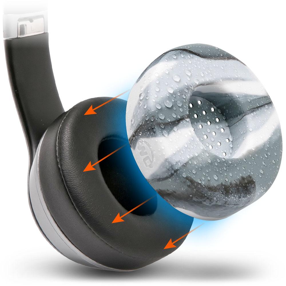 WC Solo SweatZ Protective Headphone Earpad Cover | Marble