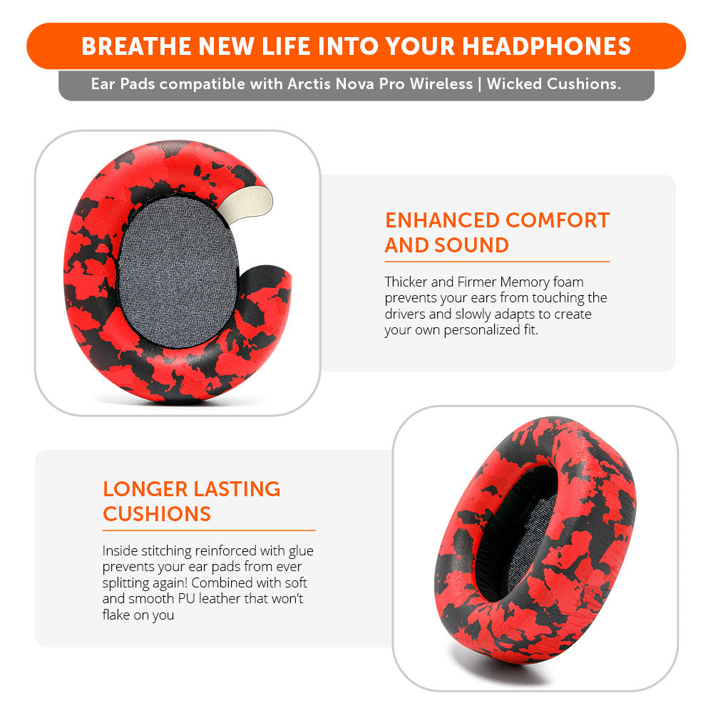Arctis Nova Pro Wireless LH | Red Camo