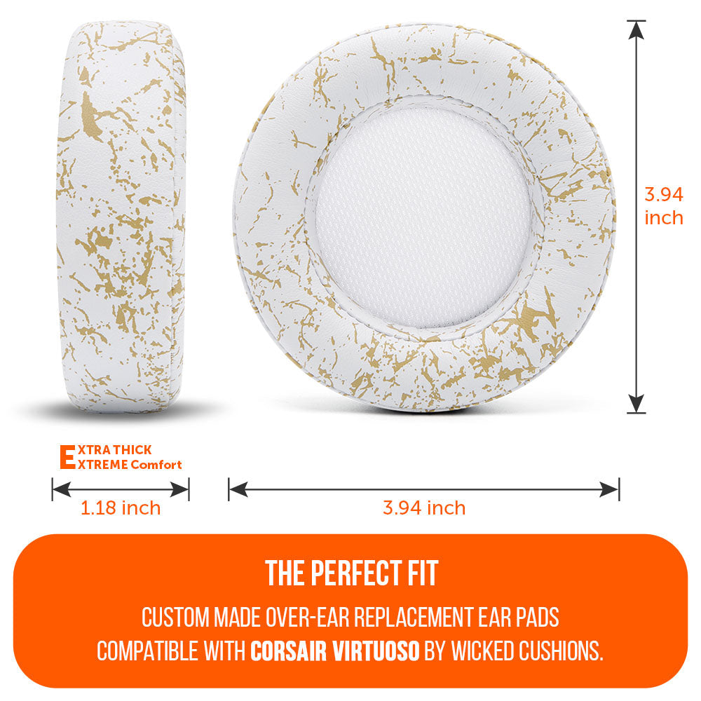 Corsair Virtuoso Leather | Gold Marble