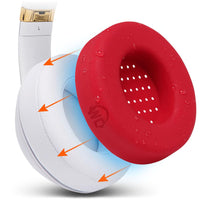 WC SweatZ Protective Headphone Earpad Cover | Red