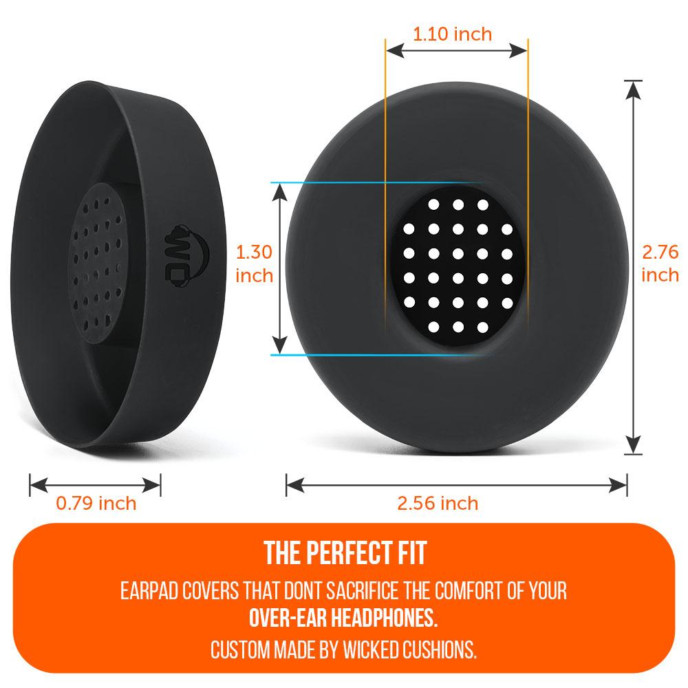 WC Solo SweatZ Protective Headphone Earpad Cover | Black
