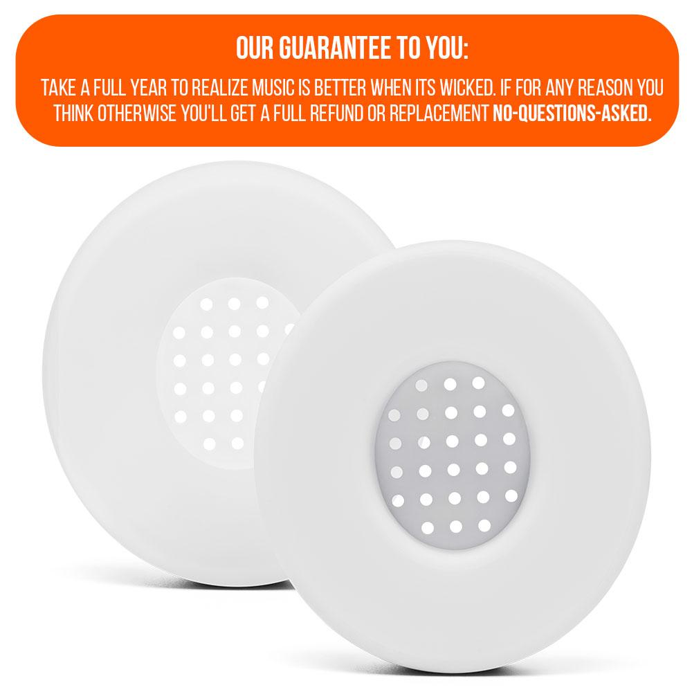 WC Solo SweatZ Protective Headphone Earpad Cover | White