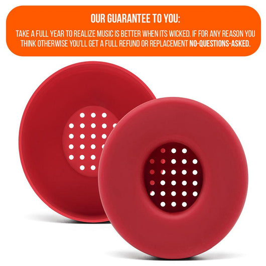 WC Solo SweatZ Protective Headphone Earpad Cover | Red
