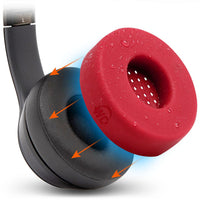 WC Solo SweatZ Protective Headphone Earpad Cover | Red