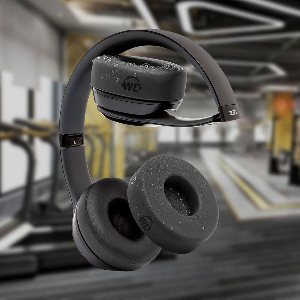 WC Solo SweatZ Protective Headphone Earpad Cover | Black